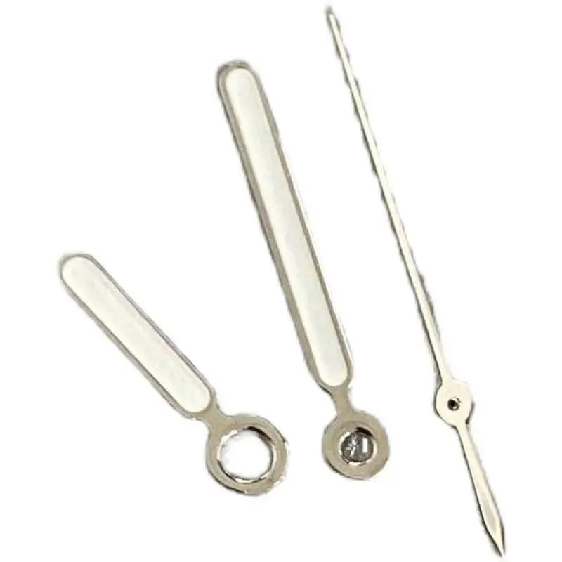 Watch Accessories NH35 Pointer Silver Edge White Suitable For Assembly NH35364R Automatic Movement