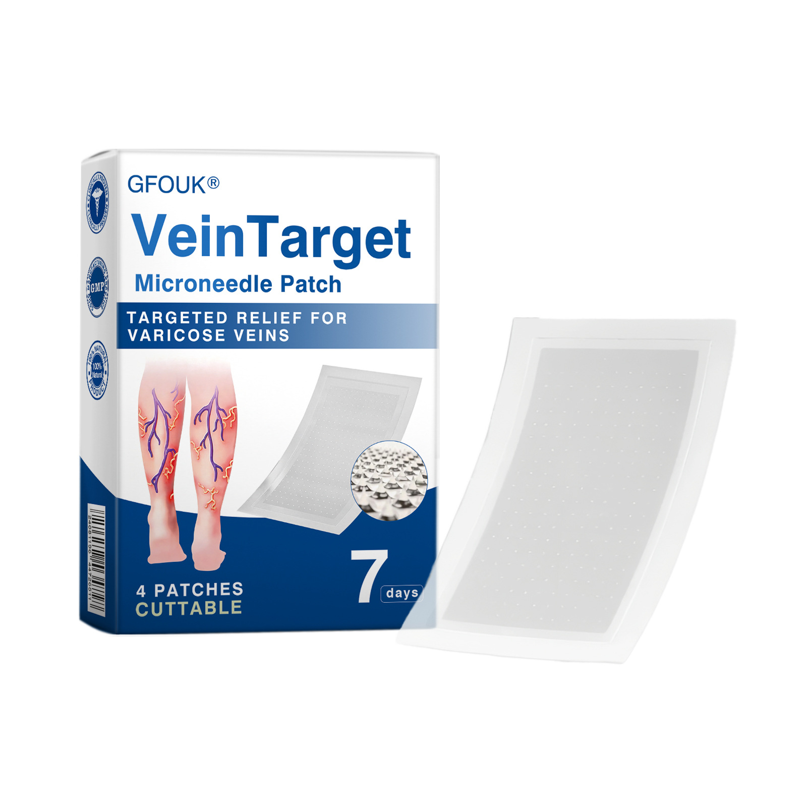 Gentle-formula Massage Leg Care Patches
