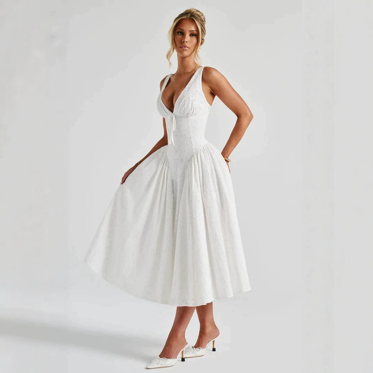 Sheath Dress In A Sheer Fabric product image
