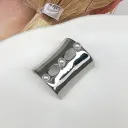 Pearl U Hair Hook Silver