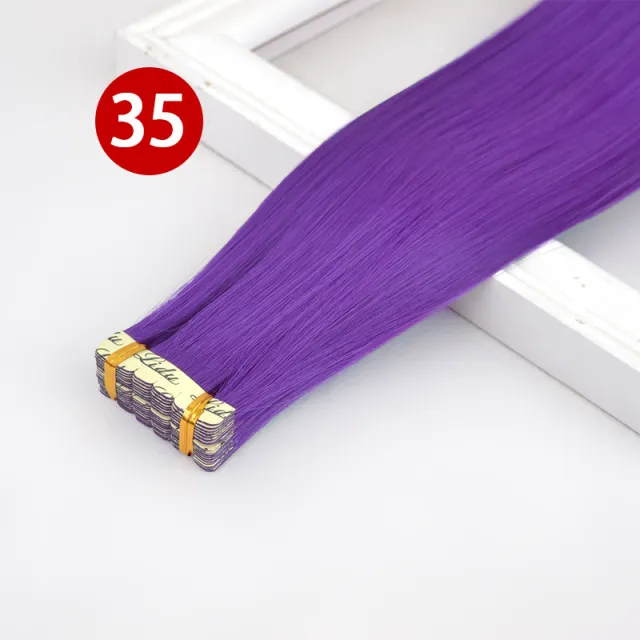 Seamless Hair Extension Highlight Color Hair Extension 35 Colors 1 Piece - Shop at LoveMi