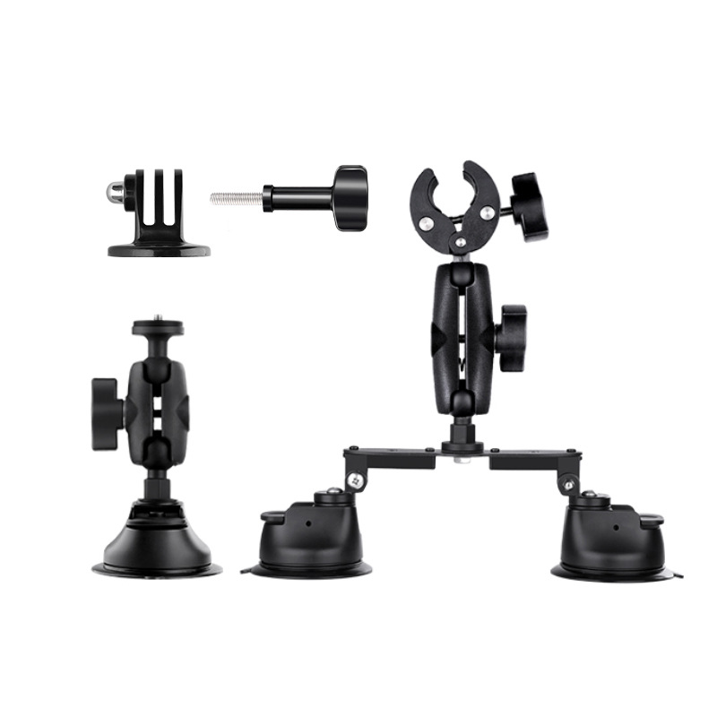 Panoramic Camera View Angle Car Roof And Racket Suction Cup Fixed Bracket