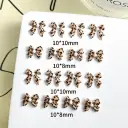 Maillard Leopard Bow Nail Accessories view 6