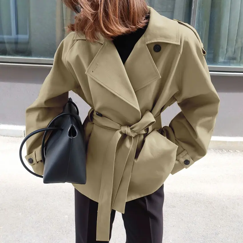 Women's Loose-Fit Trench Coat