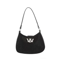 New Fashion Portable Unique Niche Shoulder Messenger Bag - Black - View 1