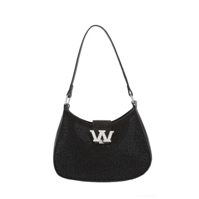 New Fashion Portable Unique Niche Shoulder Messenger Bag Black - Shop at LoveMi