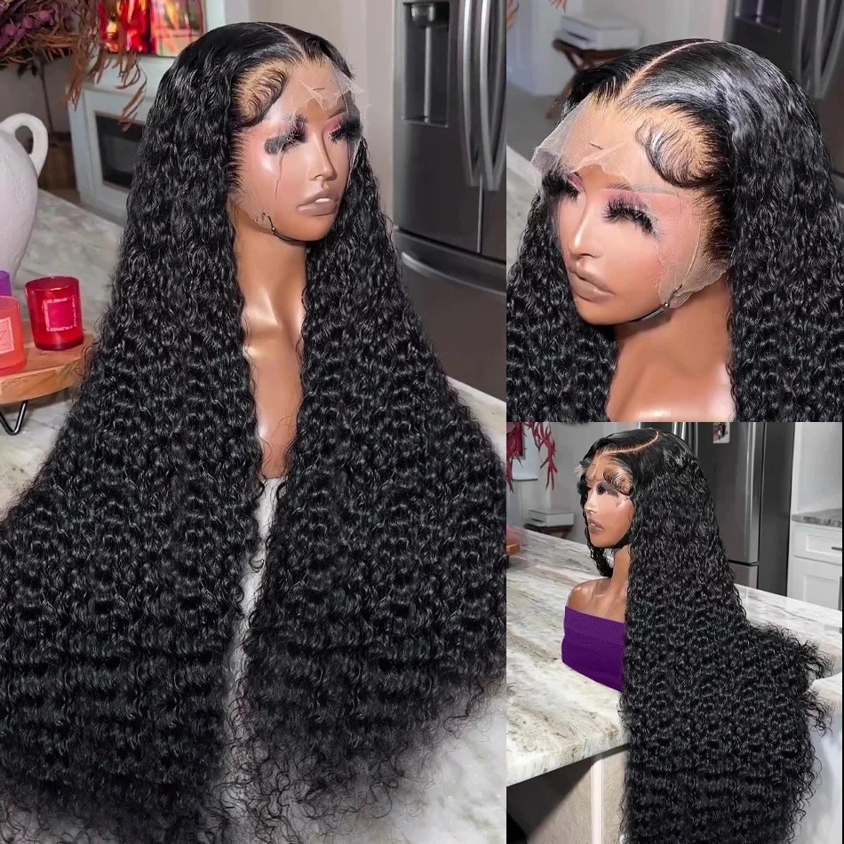 Womens Medium-length African Small Curls