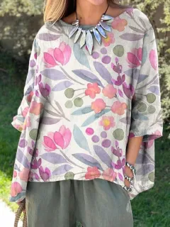 Women's 3D Printed Long Sleeved T-shirt - J45Tz3F20242611C - View 1