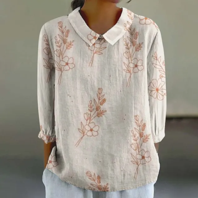 Women's Loose Casual Graffiti Printing Shirt Xl2462Hyh9 L - Shop at LoveMi