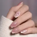 Wear Nail Tip Electroplating Removable Fake Nail Patch Finished Product view 4