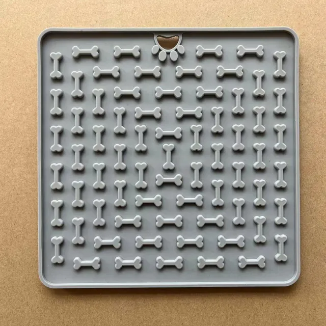 Silicone Licking Mat Dog Slow Food Gray - Shop at LoveMi