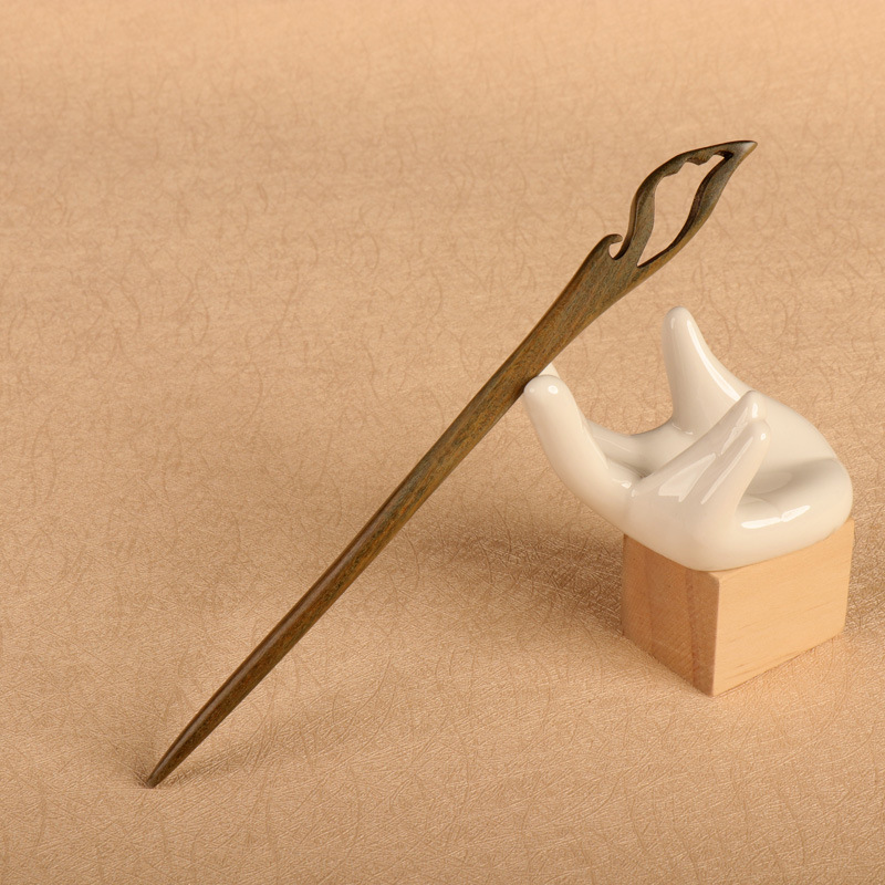 Green Sandalwood Hairpin Hairpin Antiquity Hair Clasp 13