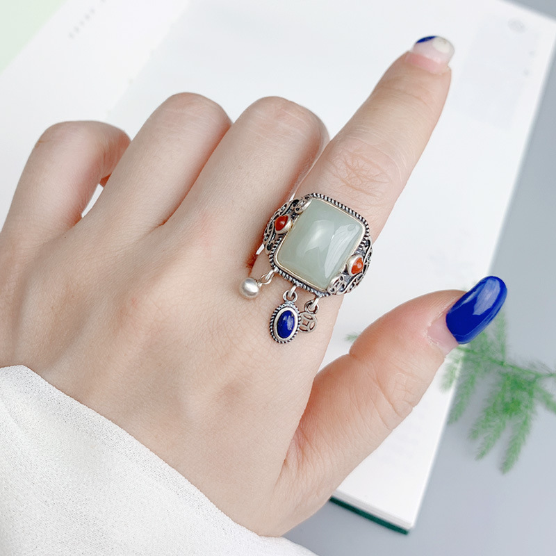 Sterling Silver Square Ring, picture 2 of 4