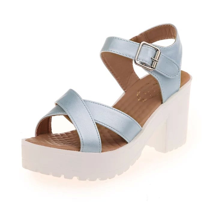 Chunky Heel Platform Sandals, picture 3 of 3