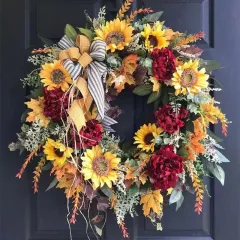 Sunflower Plant Garland Ornament For Home Use - View 1