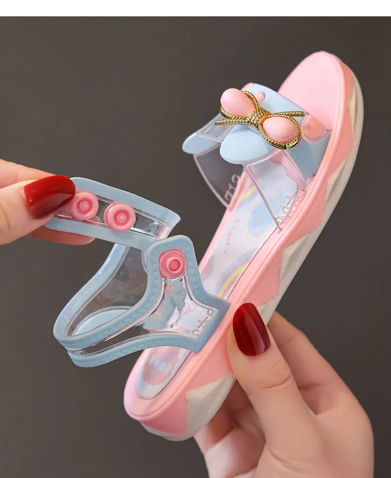 Title 8, Girls Summer Princess Fashion Sandals Non-Slip ...