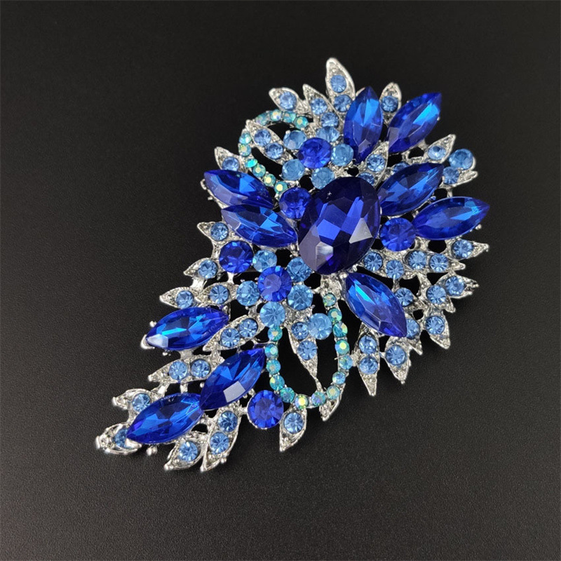 Water-Drop Crystal Brooch, picture 8 of 9