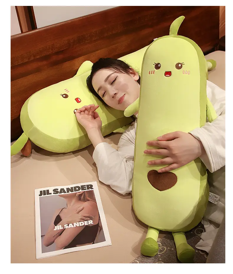 Avocado Doll Plush Toys Long Pillow