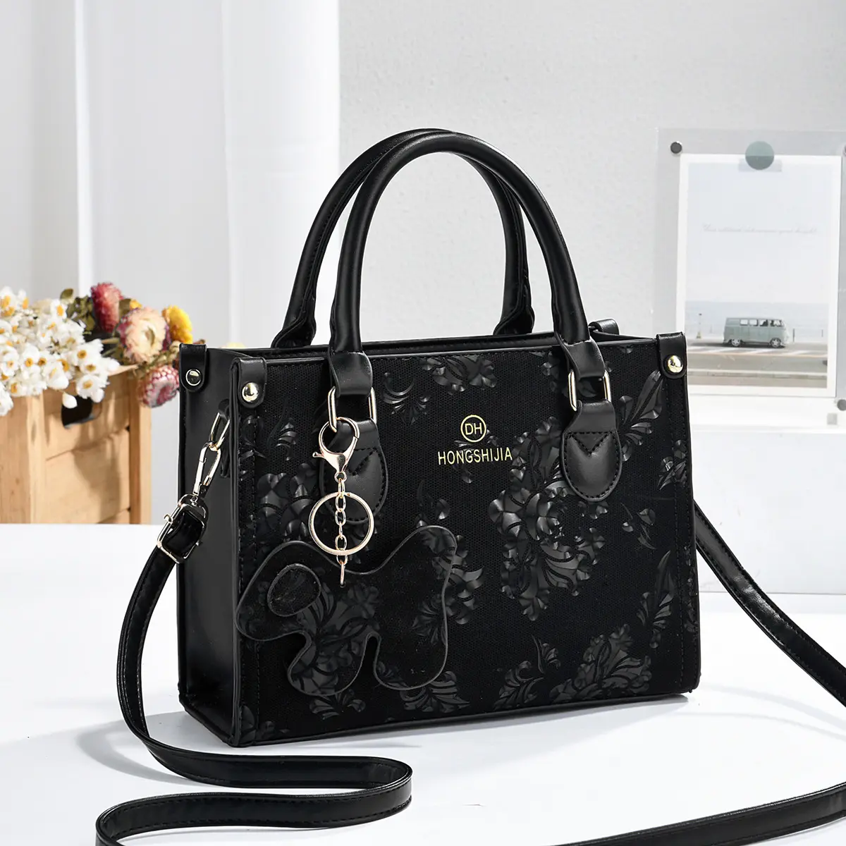 Printed Versatile Crossbody Shoulder Bag