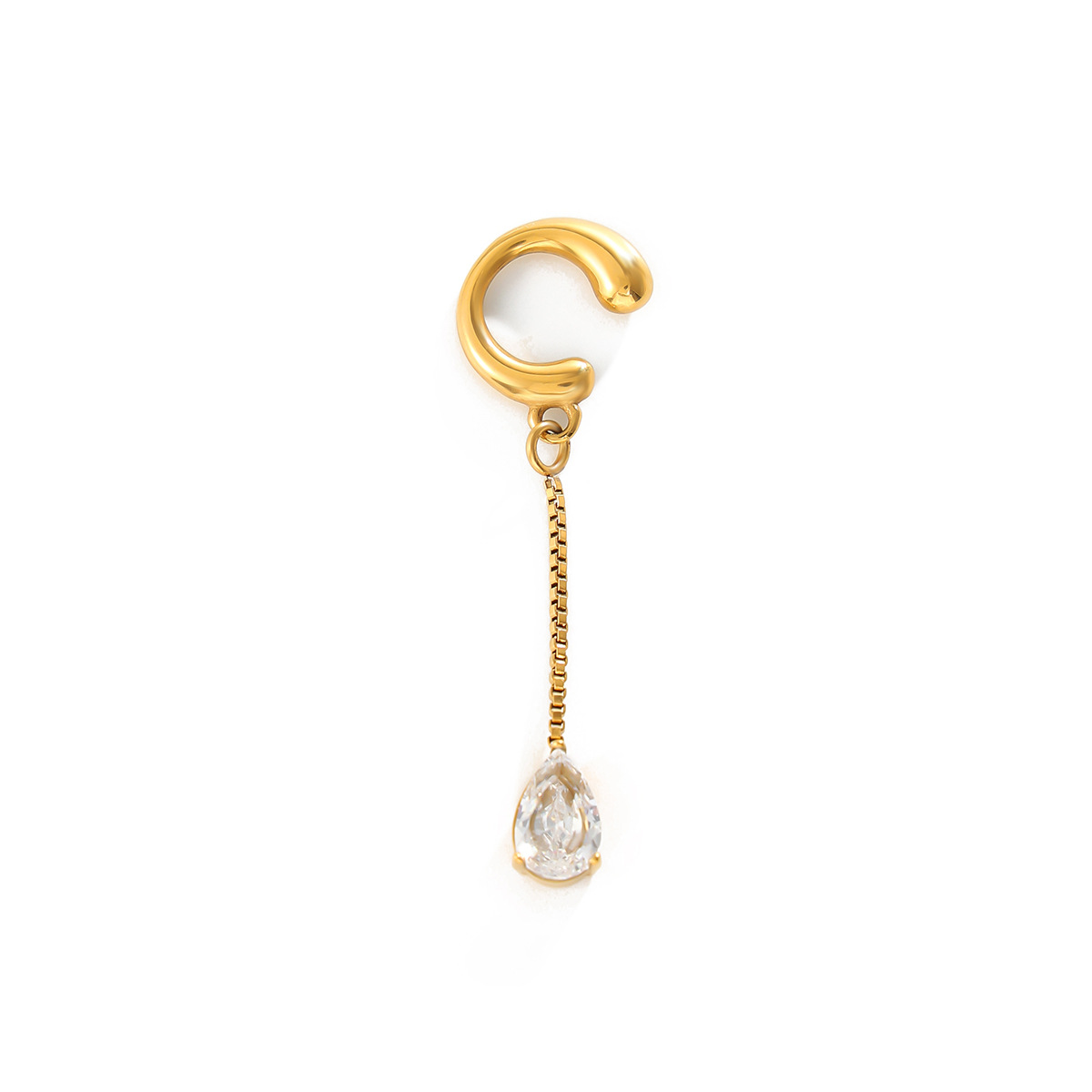Tassel Water Drop Ear Clip