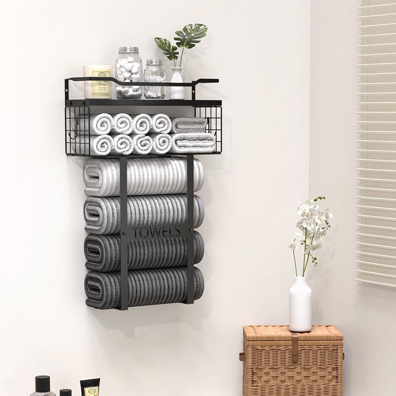Multi-functional Wall-mounted Towel Rack