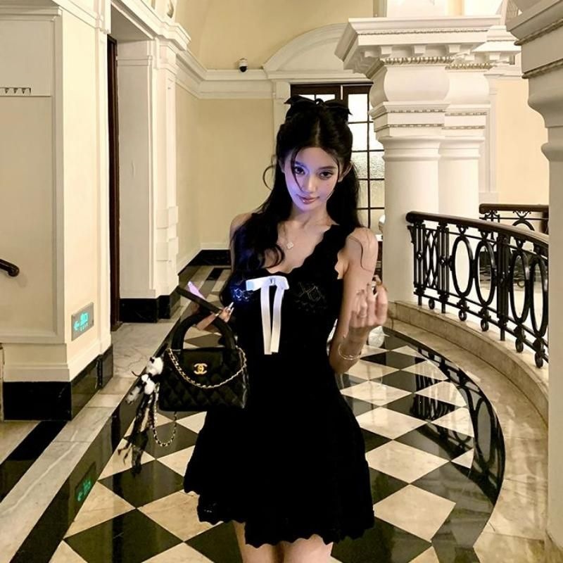 Short-height Knitted Dress For Women