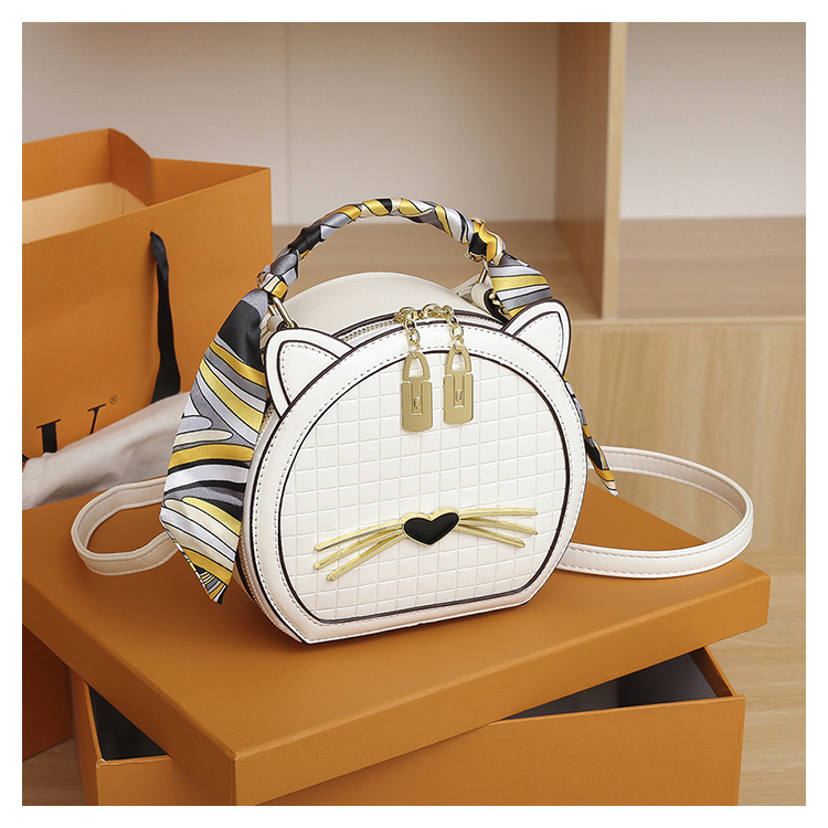 Title 6, Nouveau Sac Messenger pour Femme Motif Chat Mig...