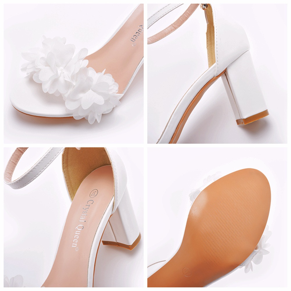 Title 11, 7cm Chunky Heel Pumps With Round Toe Sandals