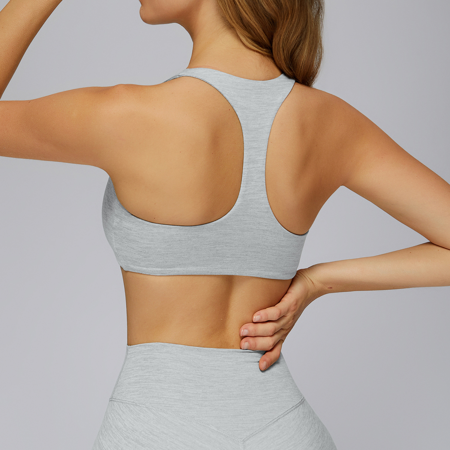 Brushed Yoga Bra H-shaped Beauty Back Workout Clothes