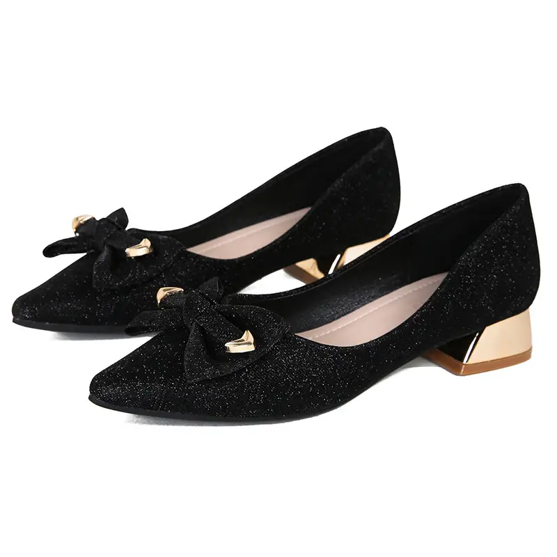Stiletto Heels Pointed-toe Pumps Low-cut Womens Shoes