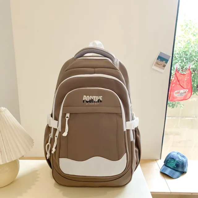 High School Simple Travel Backpack Coffee - Shop at LoveMi