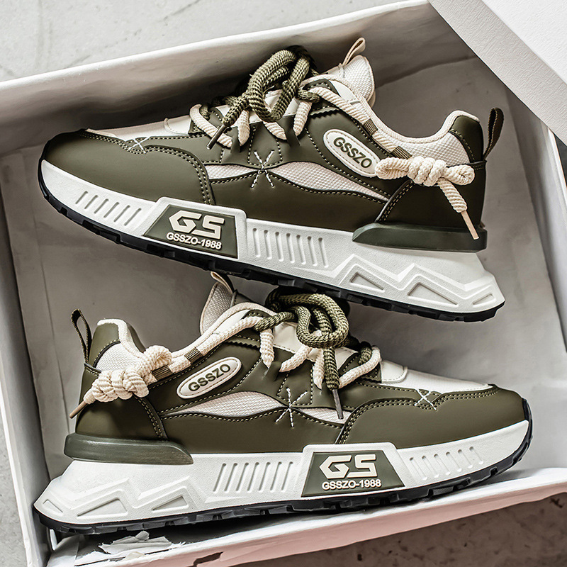 Mens Trendy Dad Shoes With A Chunky Breathable Sole For Casual Wear