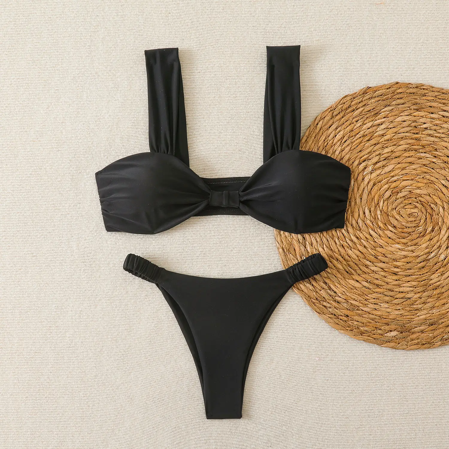 Women's Solid Color Sexy Bikini Set
