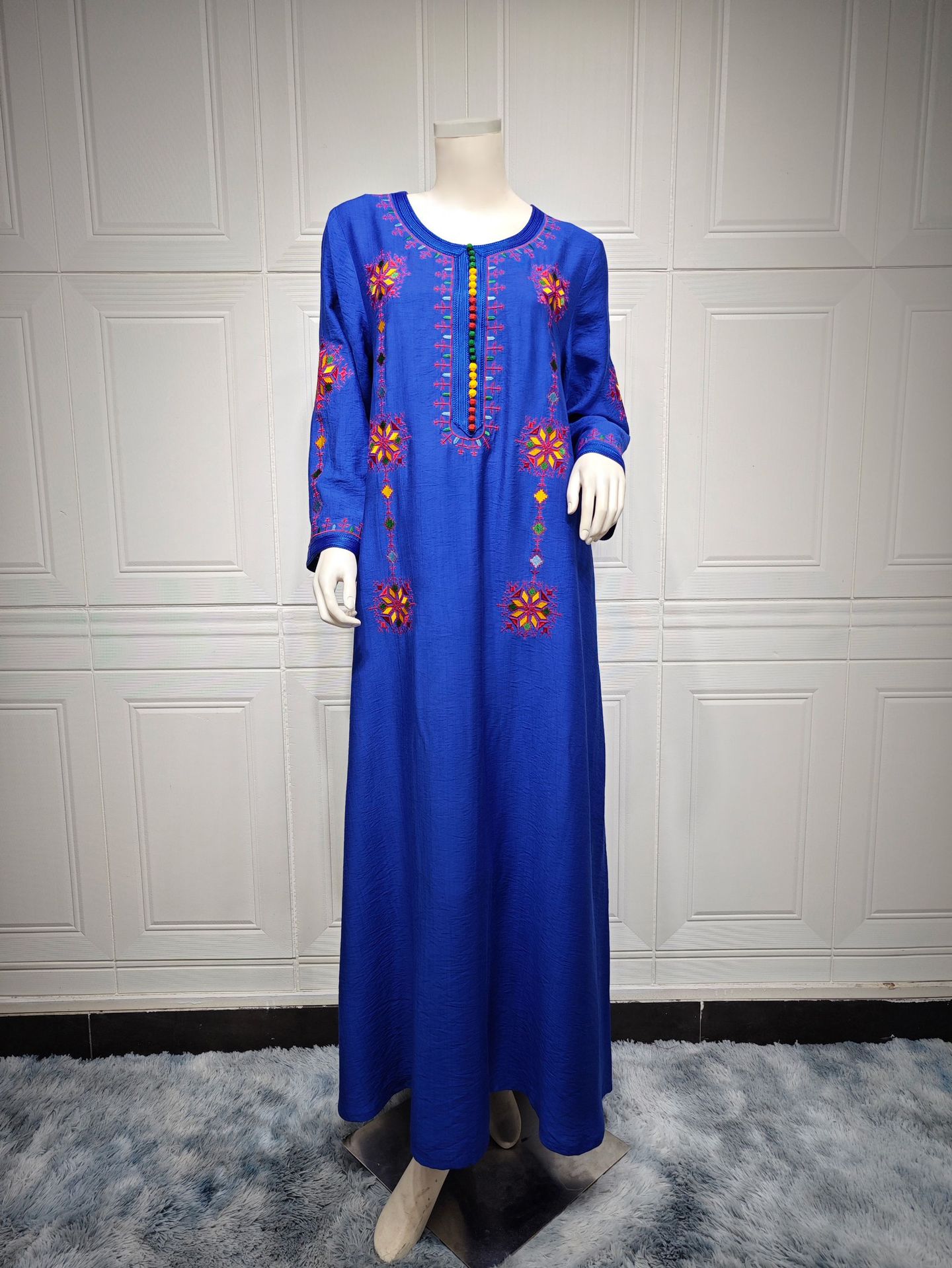 Women's Robe Embroidery Embroidery Dress Long Dress