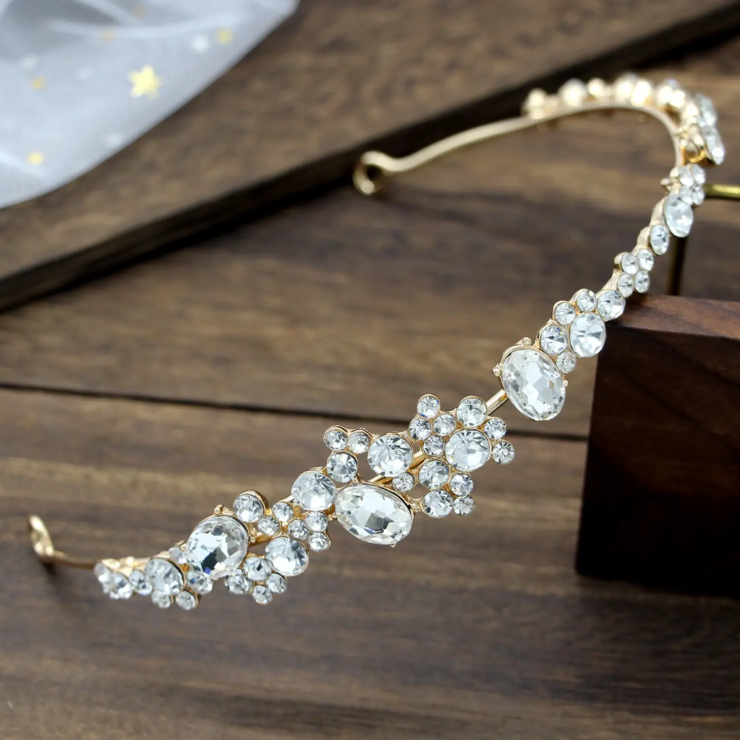 Rhinestone Headband Crown Accessories