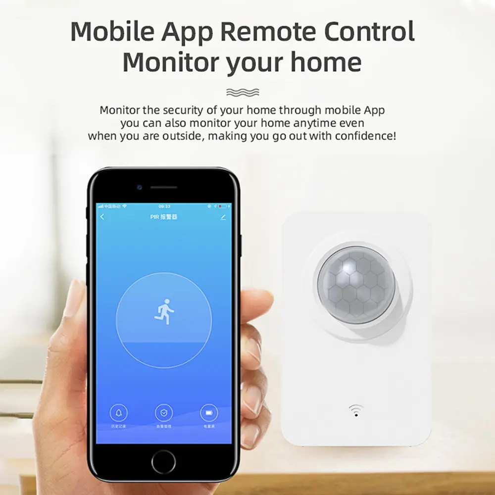 Graffiti Smart Wifi Human Body Infrared Detector