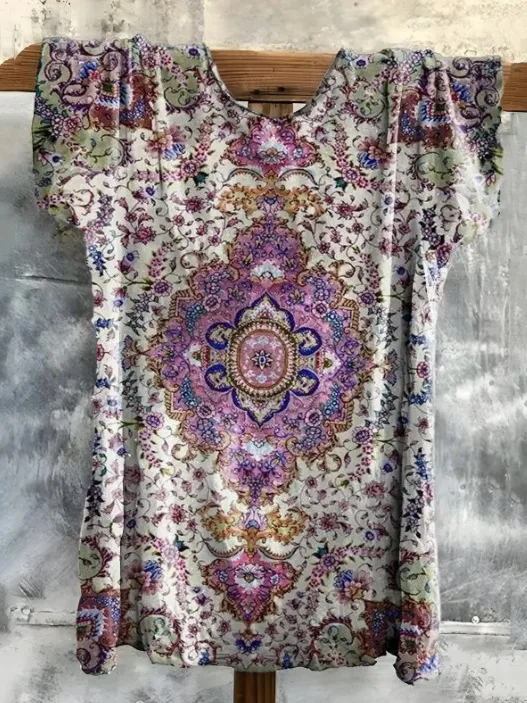 Fashion Digital Printing Loose Casual Women's Top Jldt01Sx2594 - Shop at LoveMi