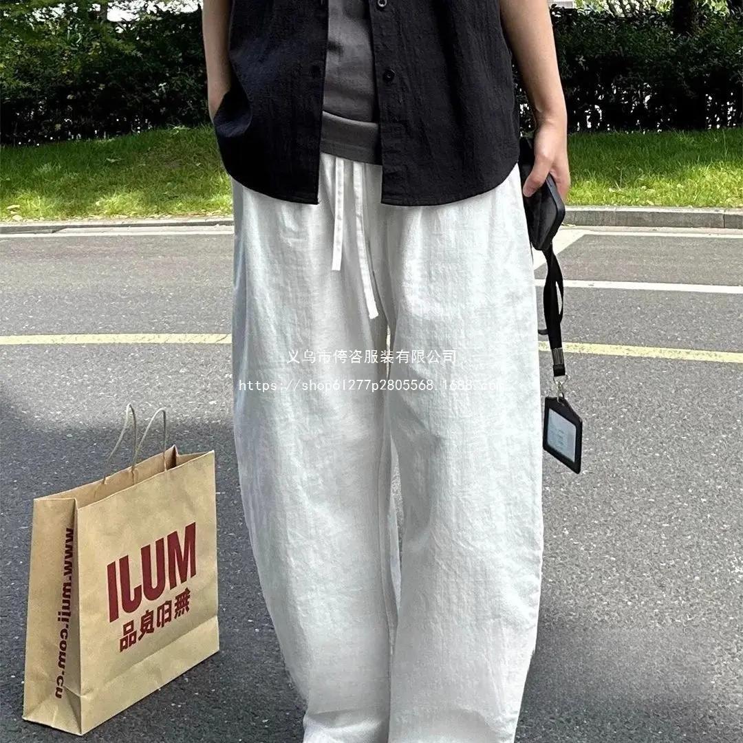 Mens Lightweight, Breathable Linen Pants