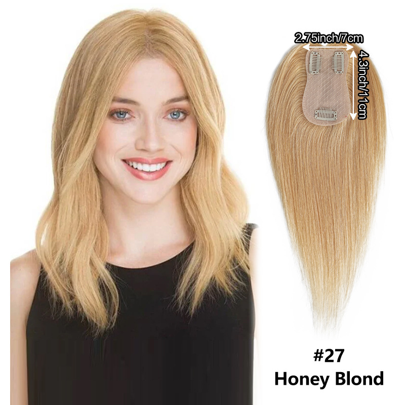 Specifications: 27Style, Size: 30cm - Womens Volumizing High-parting Hair Extension Piece