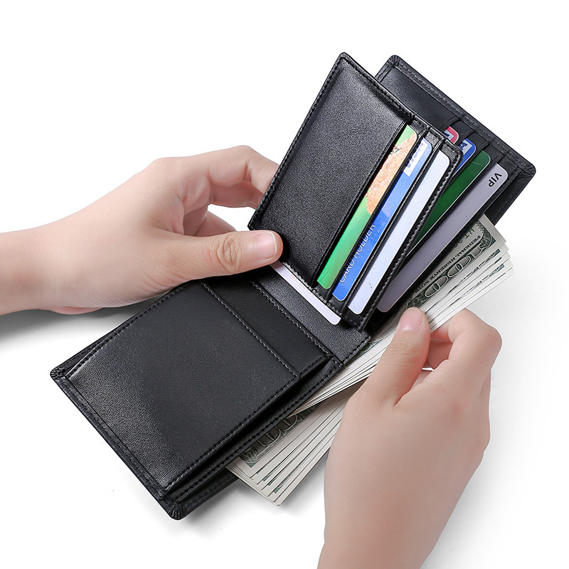 Multi-Functional RFID Anti-Skimming Leather Wallet For Men - Image 2
