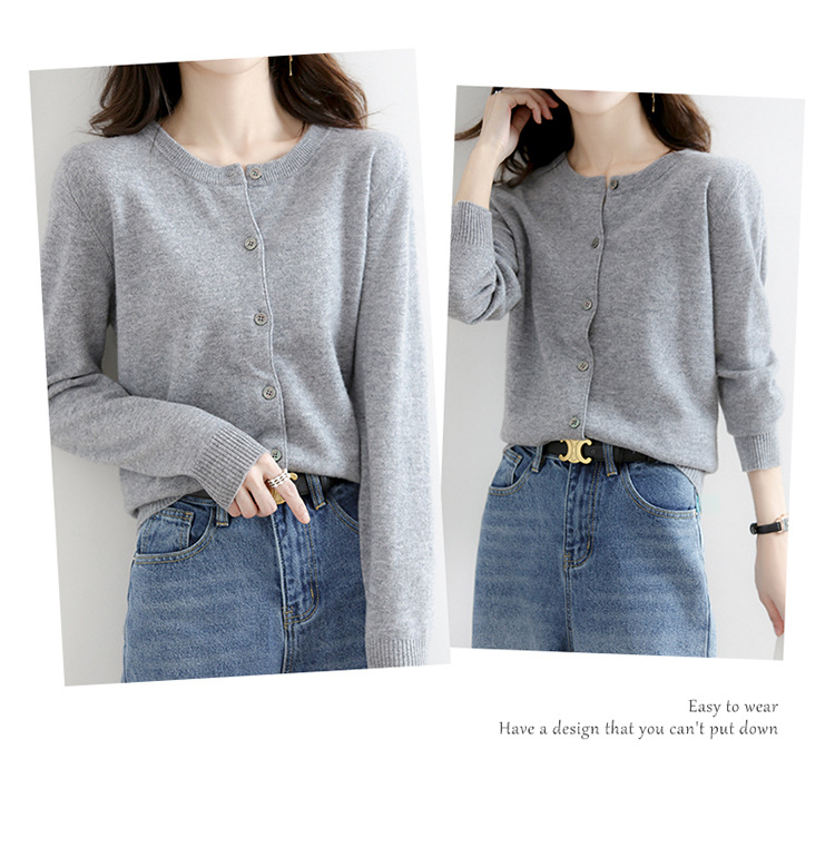 Women's loose fit sweater coat multiple colors