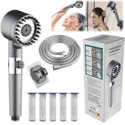 Replacement Shower Filter For Held Showerhead - High Output Shower Water Filter To Remove Chlorine Fluoride And Hard Water