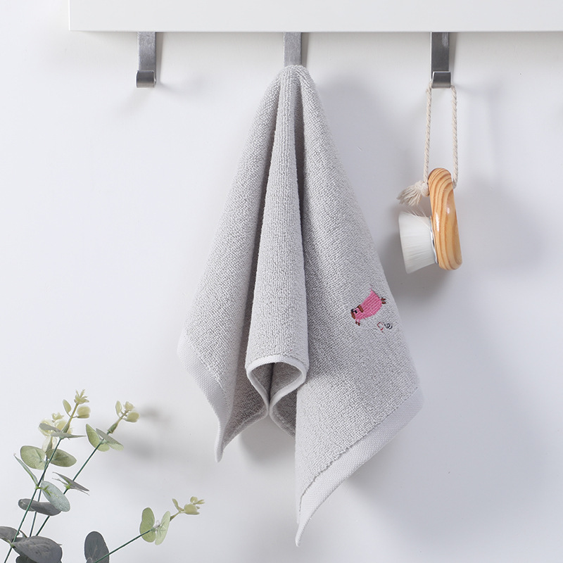 Children's Towel Home Soft Cartoon Face Towel Pure Cotton