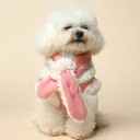 Pink Vest Scarf