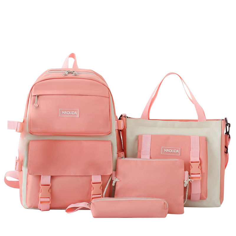 Harajuku-style Large-Capacity Backpack Set