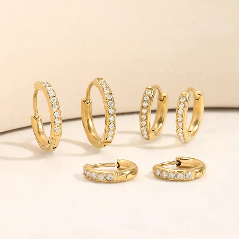 European And American-style Minimalist Earrings Adorned