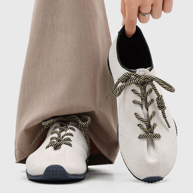 Retro Thick-soled Lace-up Sports Casual Shoes