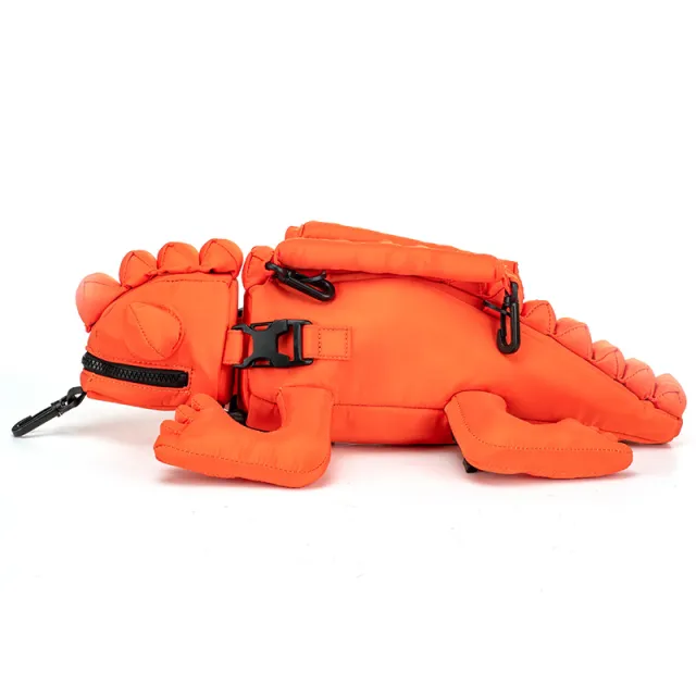Lizard Schoolbag Doll Bag Multi functional Backpack Orange - Shop at LoveMi