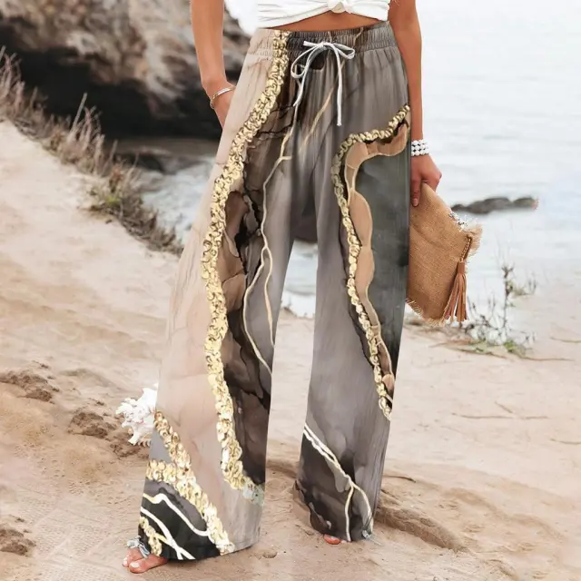 Versatile Ethnic Botanical Women's Pants Mr10Mr10Zn241111K045 - Shop at LoveMi