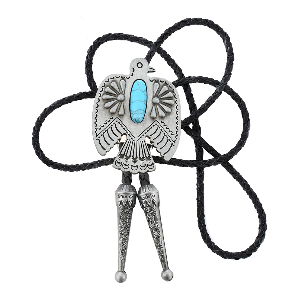 Turquoise Alloy Seat Creative Bow Tie